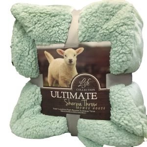 classic Solid color sherpa throw fleece flannel blanket for winter custom Double -layer bed weighted baby flannel blanket
