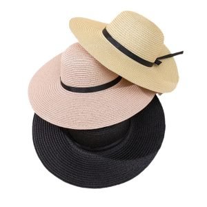 custom logo cheap summer beach paper straw hat sun visor protection straw hat fashion high quality straw cap