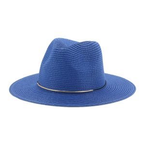wholesale paper straw hats high quality summer straw hats beach cowboy panama wide brim straw caps