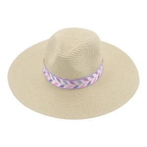 custom color and logo straw hat wide brim summer sun visor straw hats wholesale vintage paper straw caps
