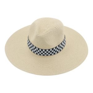 wholesale custom straw hat summer unisex panama top straw hats beach wide brim cheap paper straw hats caps