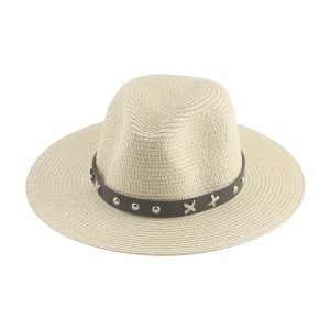 western cowboy paper straw hats wholesale unisex wide brim straw hat custom high quality summer straw hat
