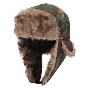 2024 wholesale Solid color fur warm winter bucket hat INS style fur warm winter bucket hats & caps  outdoor ear protection