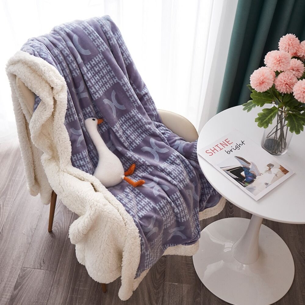 2024 new flannel blanket for pram baby or pet warm candy color blanket cashmere bed other blanket - Image 5