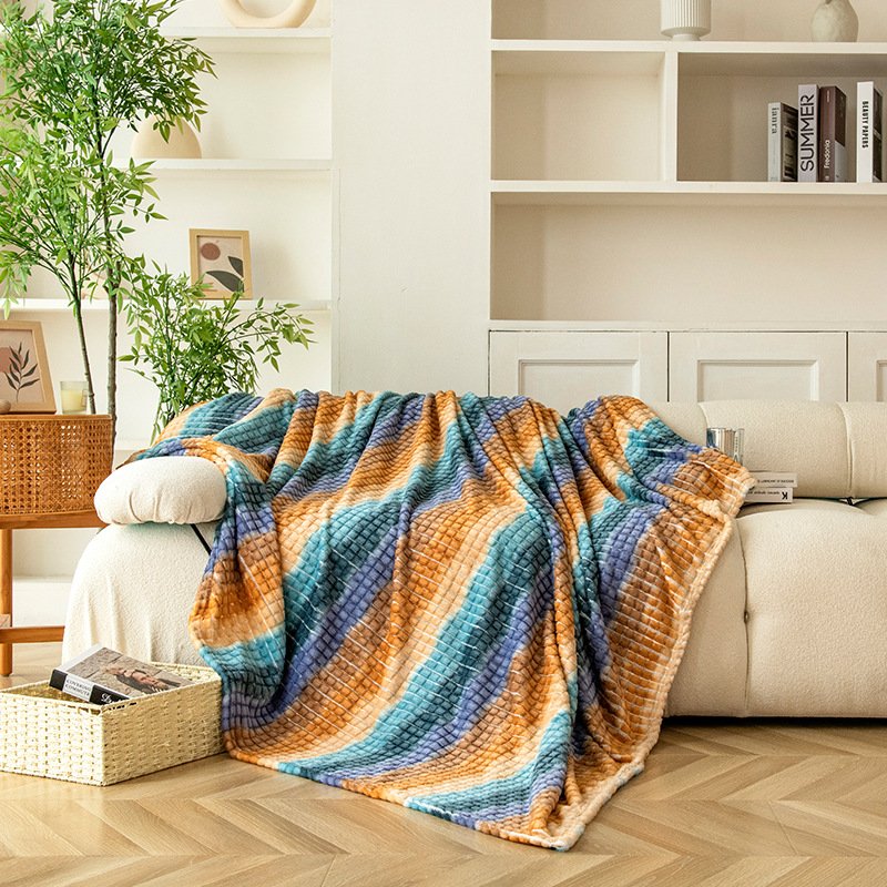winter throw blankets other colorful fleece bed custom blankets baby knitted soft blankets for newborns - Image 6