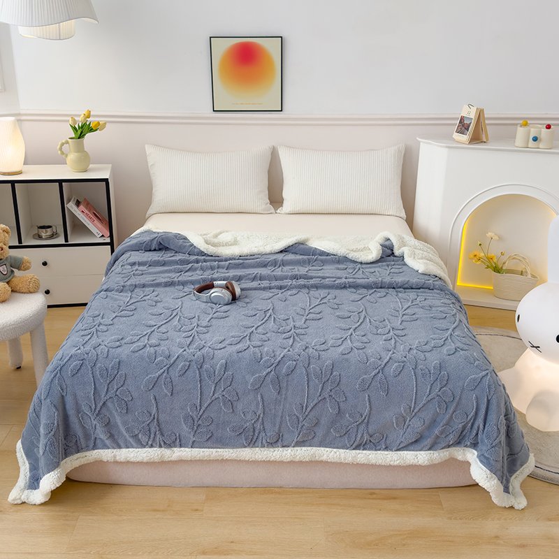 soft winter blanket double bed coral fleece throws custom flannel blanket travel thermal wholesale blanket - Image 3